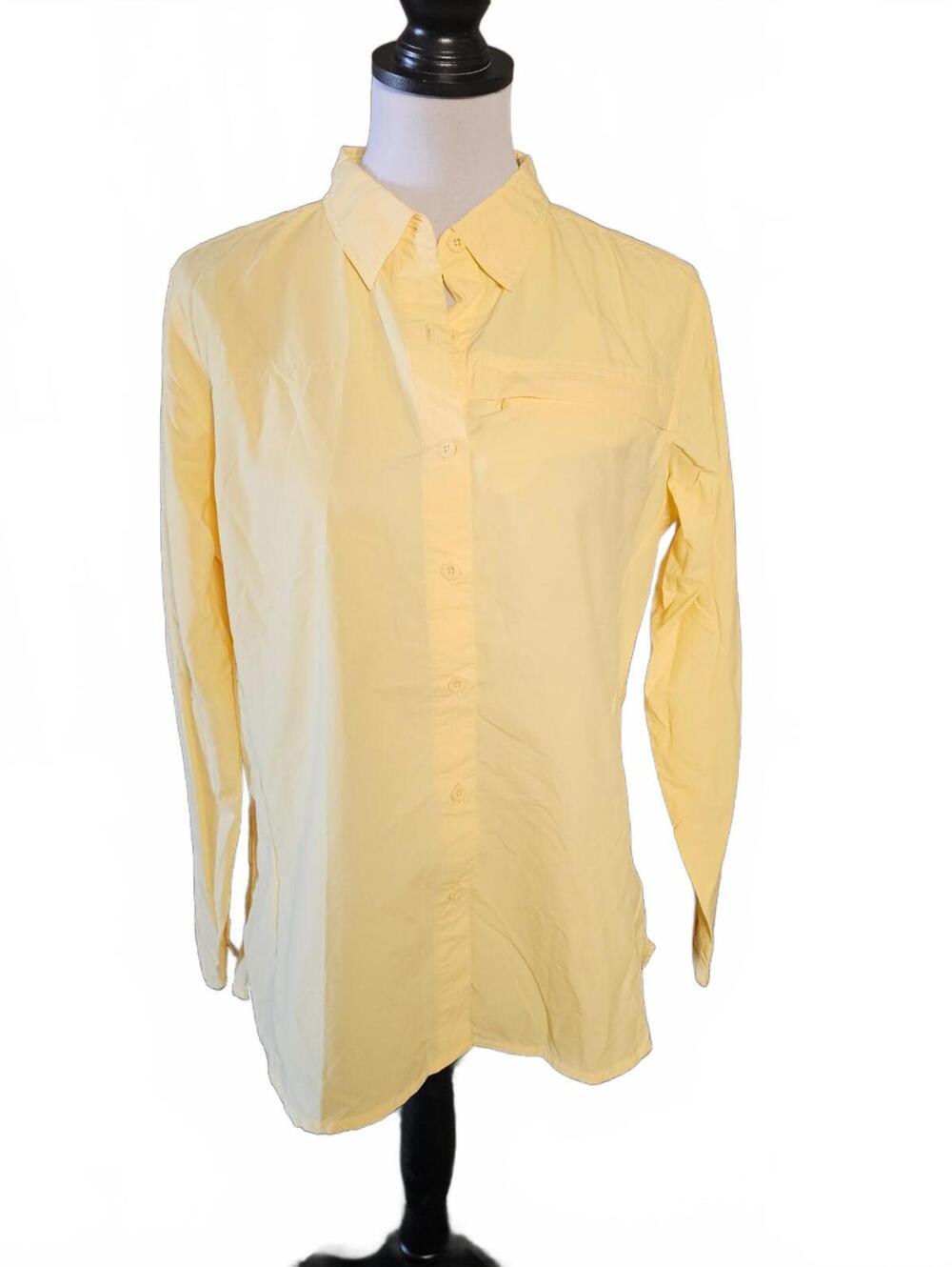 Cabela's Medium Yellow Long Sleeve Button-Up Shirt
